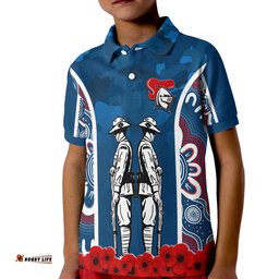 The Knights Rugby Polo Shirt Anzac Day Camo Style