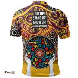 Broncos Rugby Polo Shirt NAIDOC Week 2022