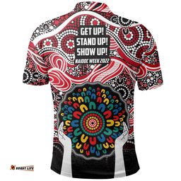Bombers Australian Football Polo Shirt NAIDOC Week 2022