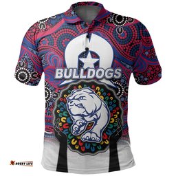 Bulldogs Australian Football Polo Shirt NAIDOC Week 2022