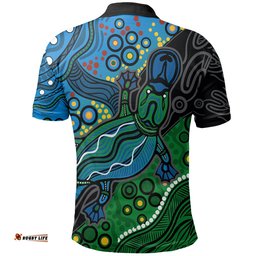 Aboriginal Platypus Polo Shirt Tribal No.2