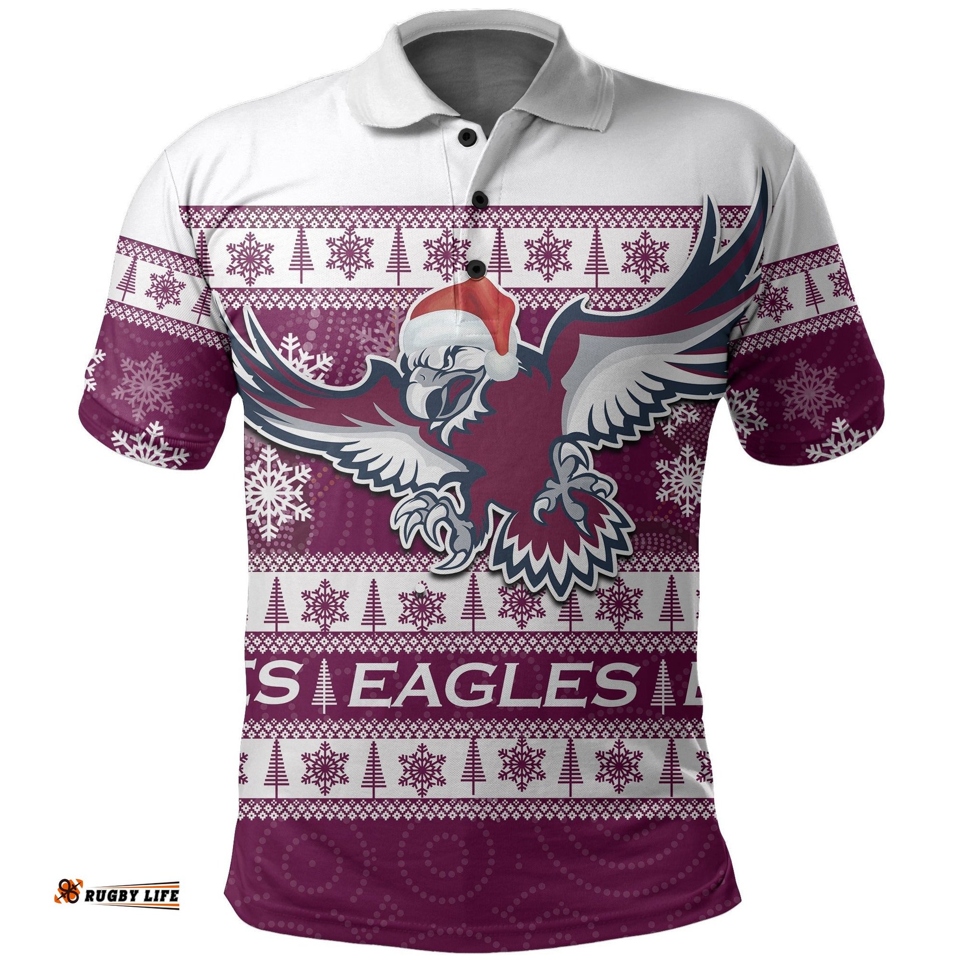 Sea Eagles Polo Shirt Christmas 2021 Style