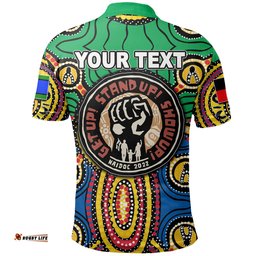 Custom PersonalisedNaidoc Week 2022 Polo Shirt Dot Aboriginal No.1