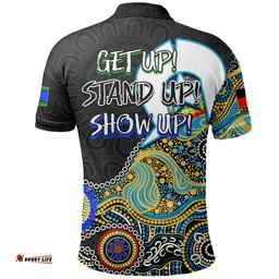 Titans Rugby Polo Shirt NAIDOC 2022 Patterns