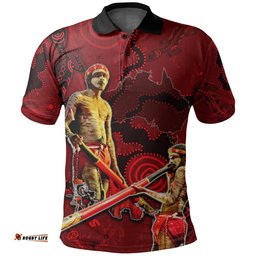 Custom Personalised Didgeridoo Polo Shirt Aboriginal
