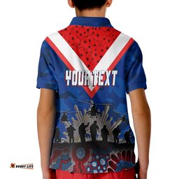 Roosters Rugby Personalised Polo Shirt Anzac Day Camouflage Vibes