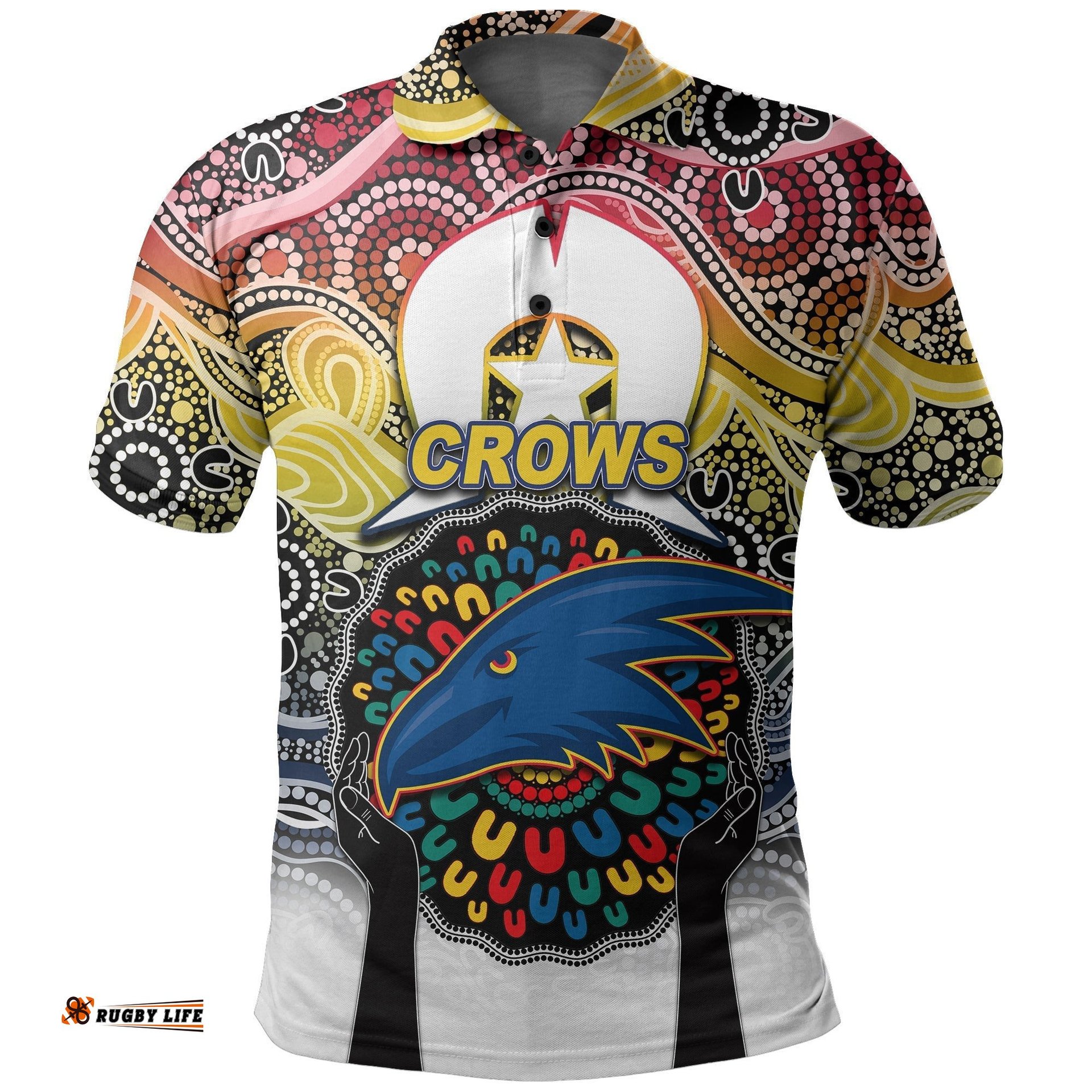 Crows Australian Football Polo Shirt NAIDOC Week 2022