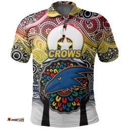 Crows Australian Football Polo Shirt NAIDOC Week 2022