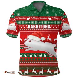 Rabbitohs Christmas Polo Shirt South Sydney Indigenous