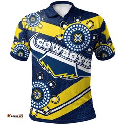 Cowboys Rugby Polo Shirt- Custom Aussie Cowboys Polo Shirt RLT13