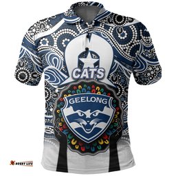 Cats Australian Football Polo Shirt NAIDOC Week 2022