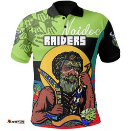 Raiders Naidoc Week Polo Shirt Canberra Indigenous Sport Special Style