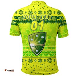 Custom Personalised Australia Men Cricket Team Polo Shirt Christmas Simple Style