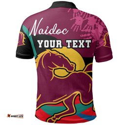 Custom Personalised Broncos Naidoc Week Polo Shirt Indigenous Special Style