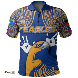 NAIDOC West Coast Eagles Polo Shirt Torres Strait Islanders