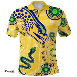 Eels Indigenous Polo Shirt Competitive Version Gold