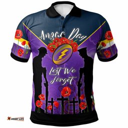 Storm Rugby Polo Shirt - Custom Anzac Storms Sport Polo Shirt RLT13