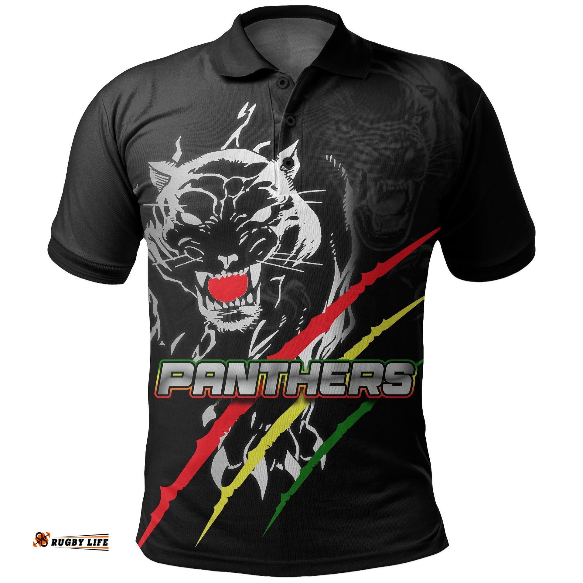 Panthers Polo Shirt Claws Black Panthers