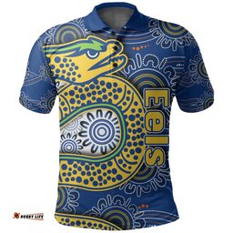 Custom Personalised Parramatta Eels Polo Shirt Indigenous