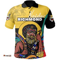 Custom Personalised Richmond Naidoc Week Polo Shirt Tigers Indigenous Special Style