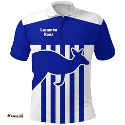Laramba Roos Football Club Polo Shirt Kangaroos Simple Vibes