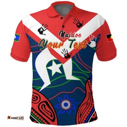Custom Personalised Roosters Naidoc Week Polo Shirt Sydney