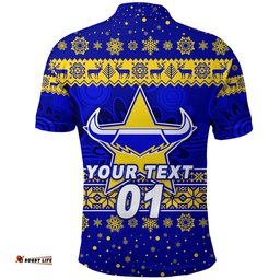 Custom Personalised Anmatjere Cowboys Football Club Polo Shirt Christmas Simple Style