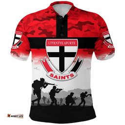 Custom Personalised Ltyentye Apurte ANZAC Polo Shirt Simple Style - Saints