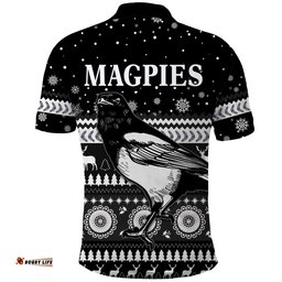 Magpies Christmas Polo Shirt Indigenous Collingwood Football