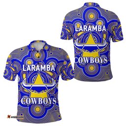 Laramba Cowboys Football Club Polo Shirt Indigenous Vibes