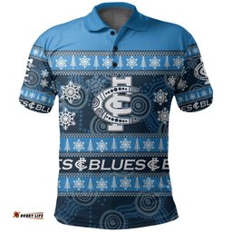 Carlton Blues Polo Shirt Christmas 2021 Style