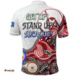 Swans Australian Football Polo Shirt NAIDOC 2022 Patterns