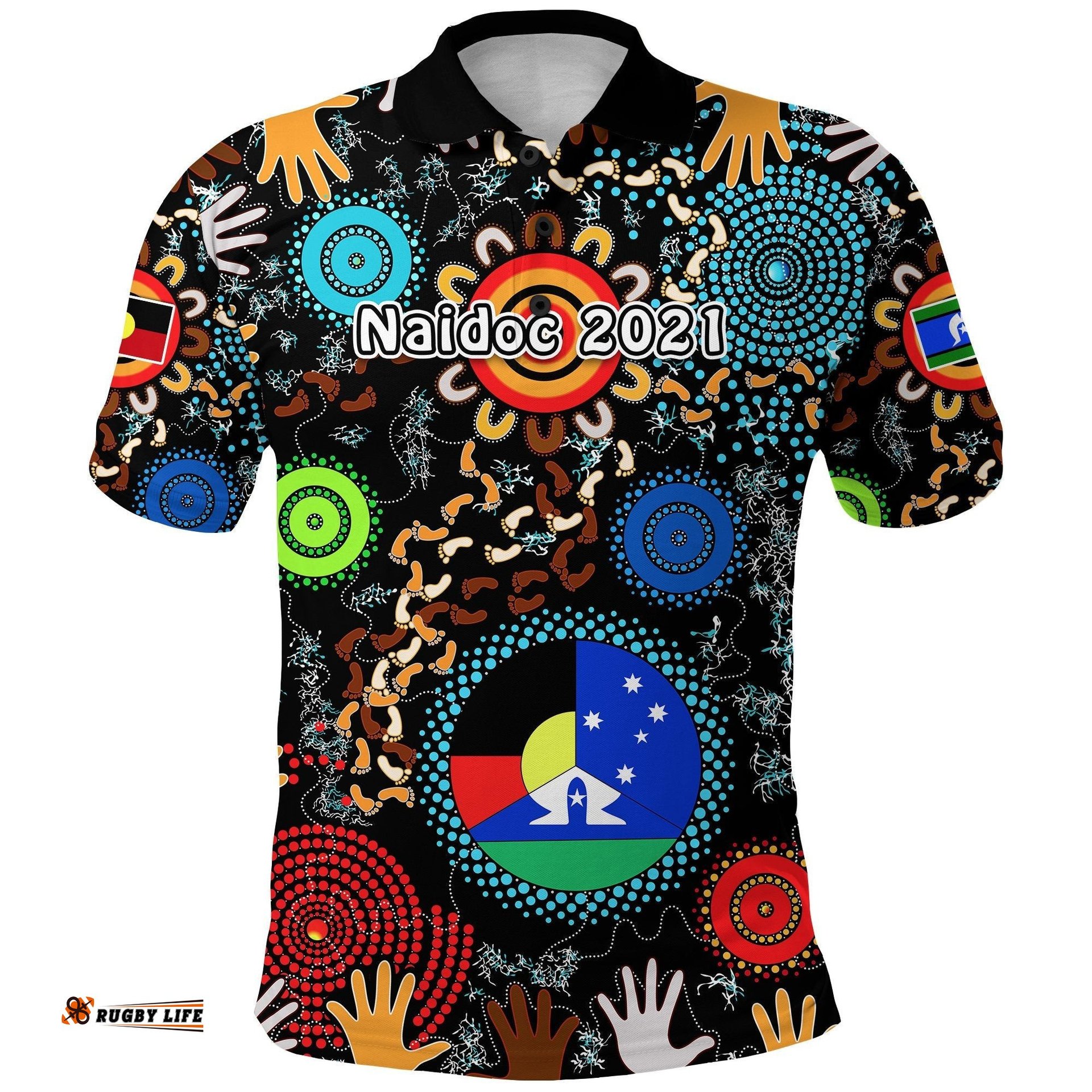 The NAIDOC 2021 Polo Shirt Heal Country Style