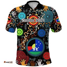 The NAIDOC 2021 Polo Shirt Heal Country Style