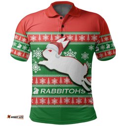 South Sydney Rabbitohs Polo Shirt Christmas 2021 Color 3