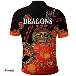 St. George Dragons Polo Shirt Simple Indigenous Latest Version