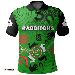 Custom Personalised South Sydney Rabbitohs Indigenous Polo Shirt No.3