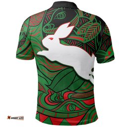 South Sydney Rabbitohs Polo Shirt Tribal Style