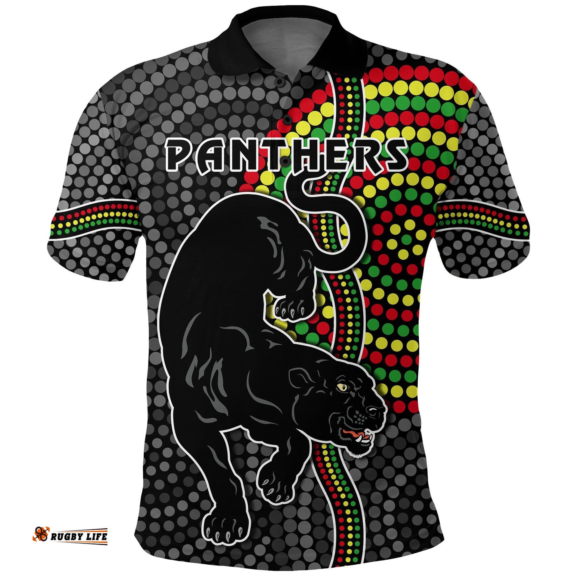 Panthers Polo Shirt Simple Wild Indigenous