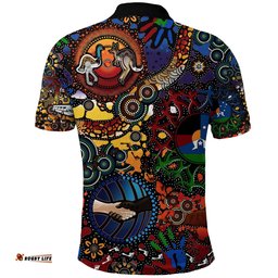 Australia Naidoc Week 2021 Polo Shirt Indigenous Be Proud
