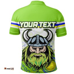 Custom Personalised Raiders Polo Shirt Personalise Style No.1