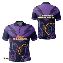 Melbourne Storm Naidoc Week Polo Shirt Aboriginal Simple Style