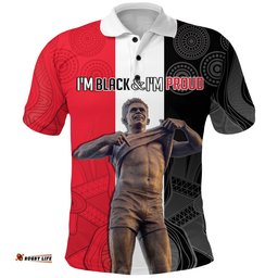 Saints Football Polo Shirt Proud Nicky Winmar