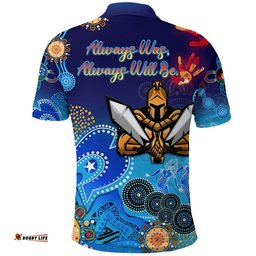 Gold Coast Titans Polo Shirt Gladiator Naidoc Heal Country! Heal Our Nation