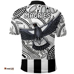 Custom Personalised Magpies Lovers Polo Shirt Collingwood Forever