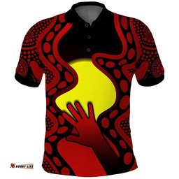 Custom Personalised Aboriginal Australians Polo Shirt Simple But Significant
