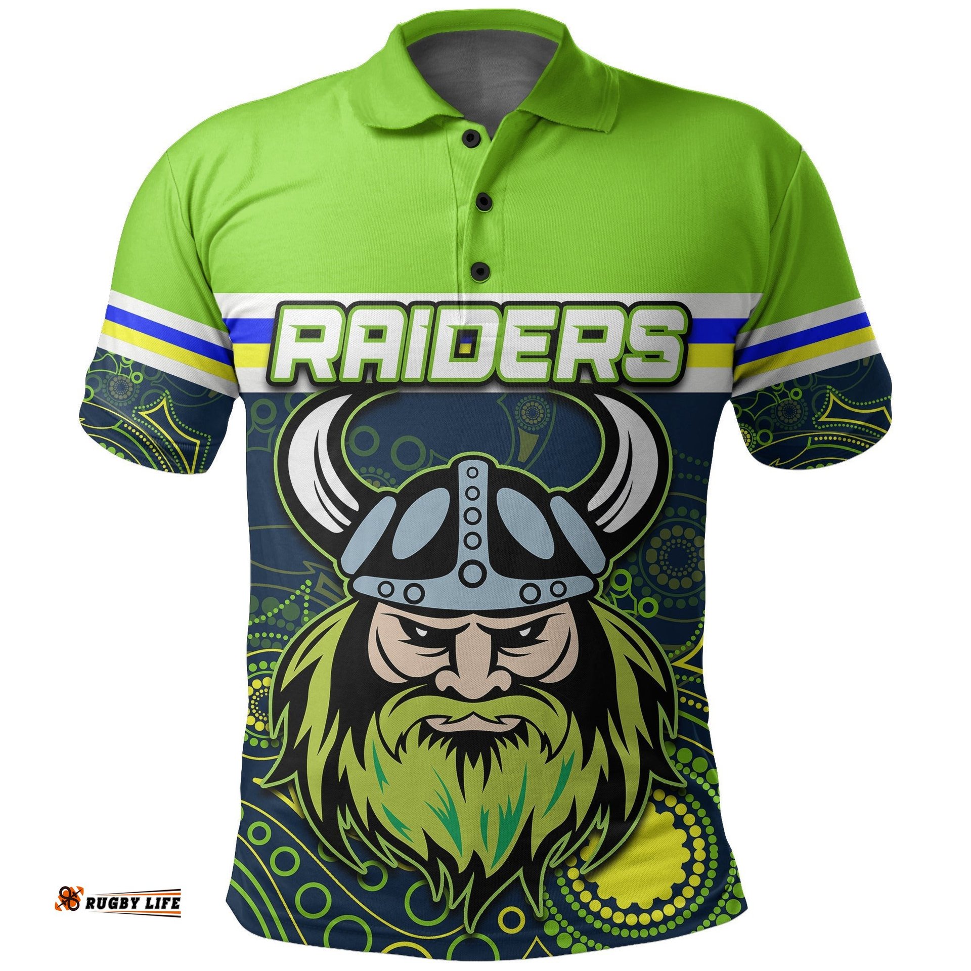 Raiders Polo Shirt Personalise Style No.3