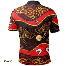 Emu Aboriginal Polo Shirt Style No.2