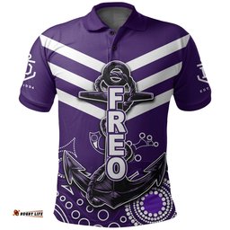 Fremantle Polo Shirt Freo Aboriginal Simple Style