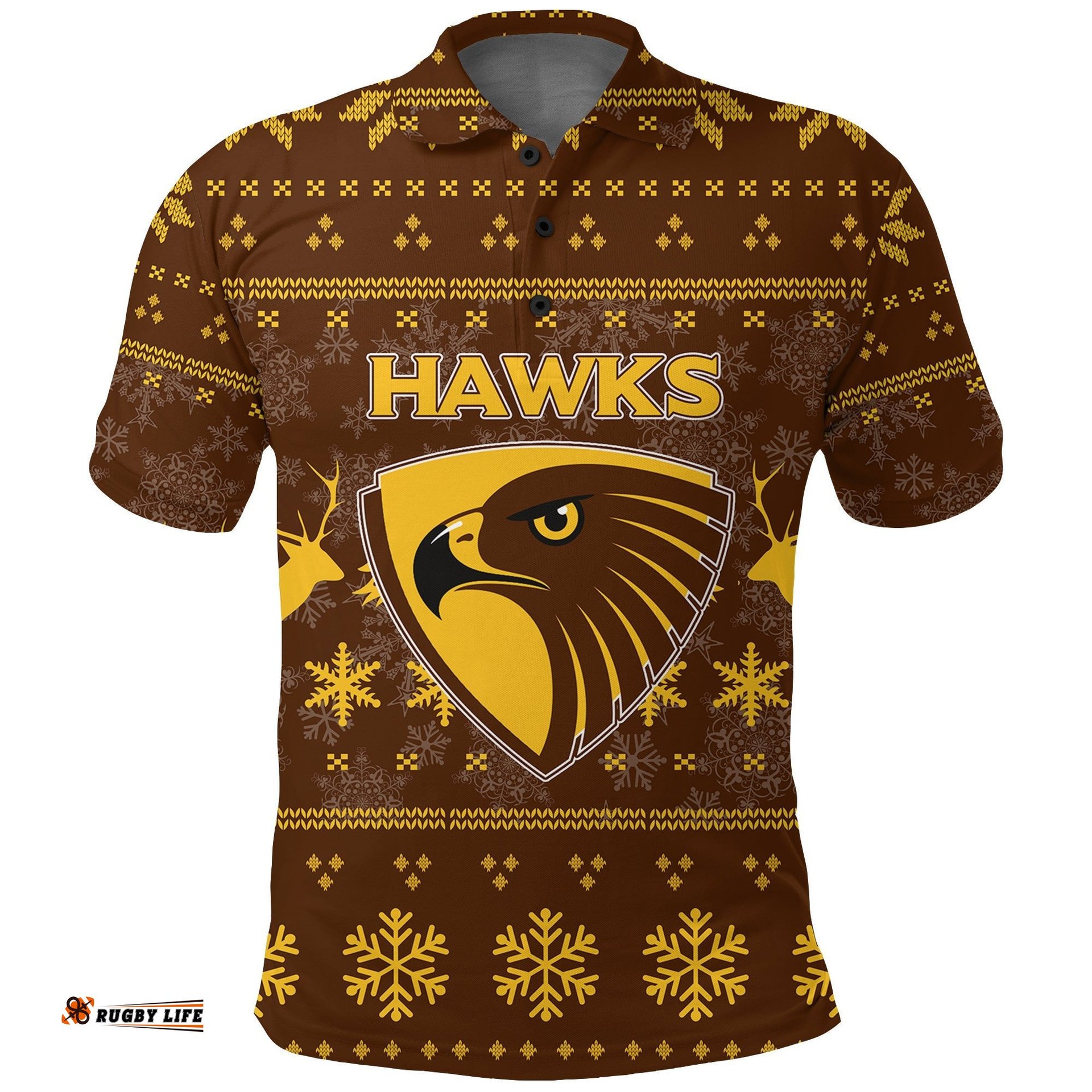 Hawthorn Polo Shirt - Christmas Ugly Style -